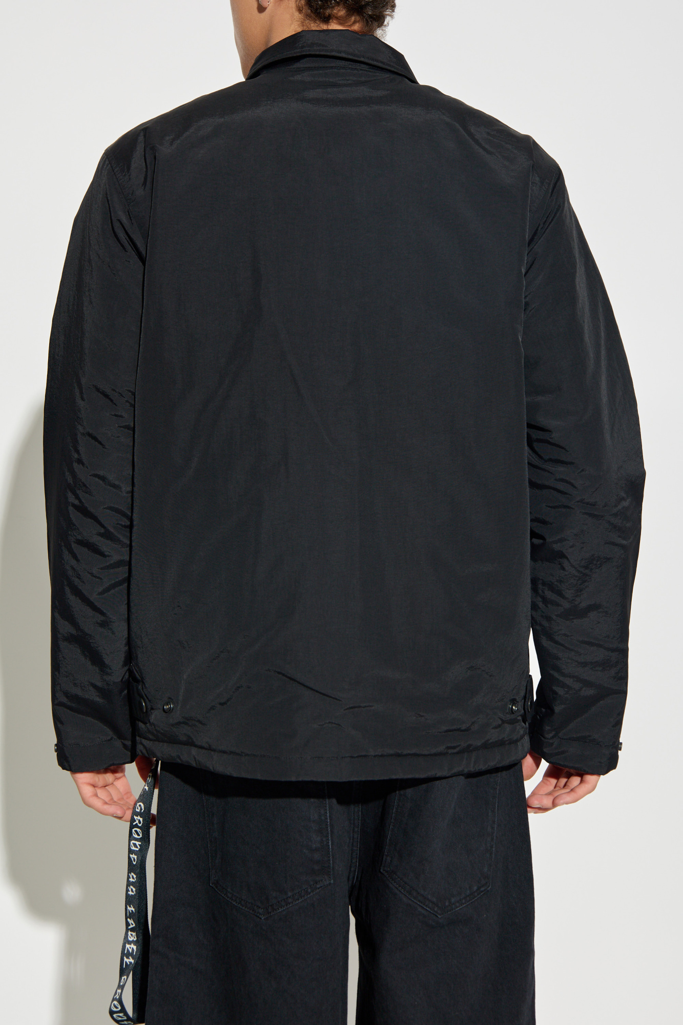 極美品 KENZO HOMME マキシ丈 ベルト付ダブルブレストコート ブラック 極美品 KENZO HOMME マキシ丈 ベルト付ダブルブレストコート
